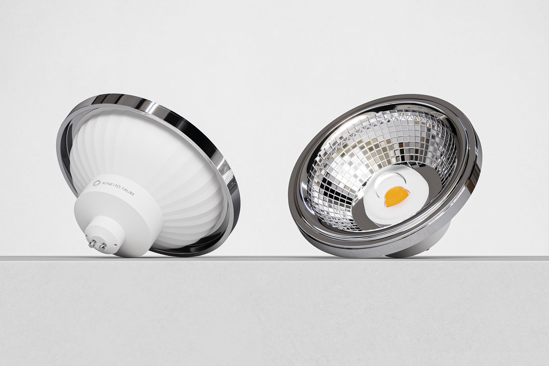 bombilla LED AR111 blanca