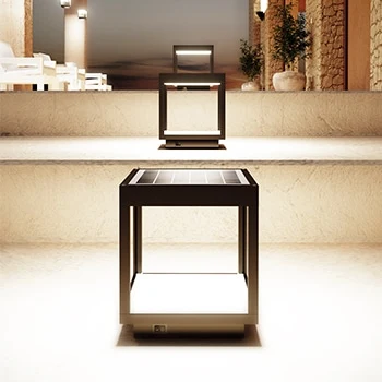 Visor, Luminaria decorativa portátil para iluminación exterior