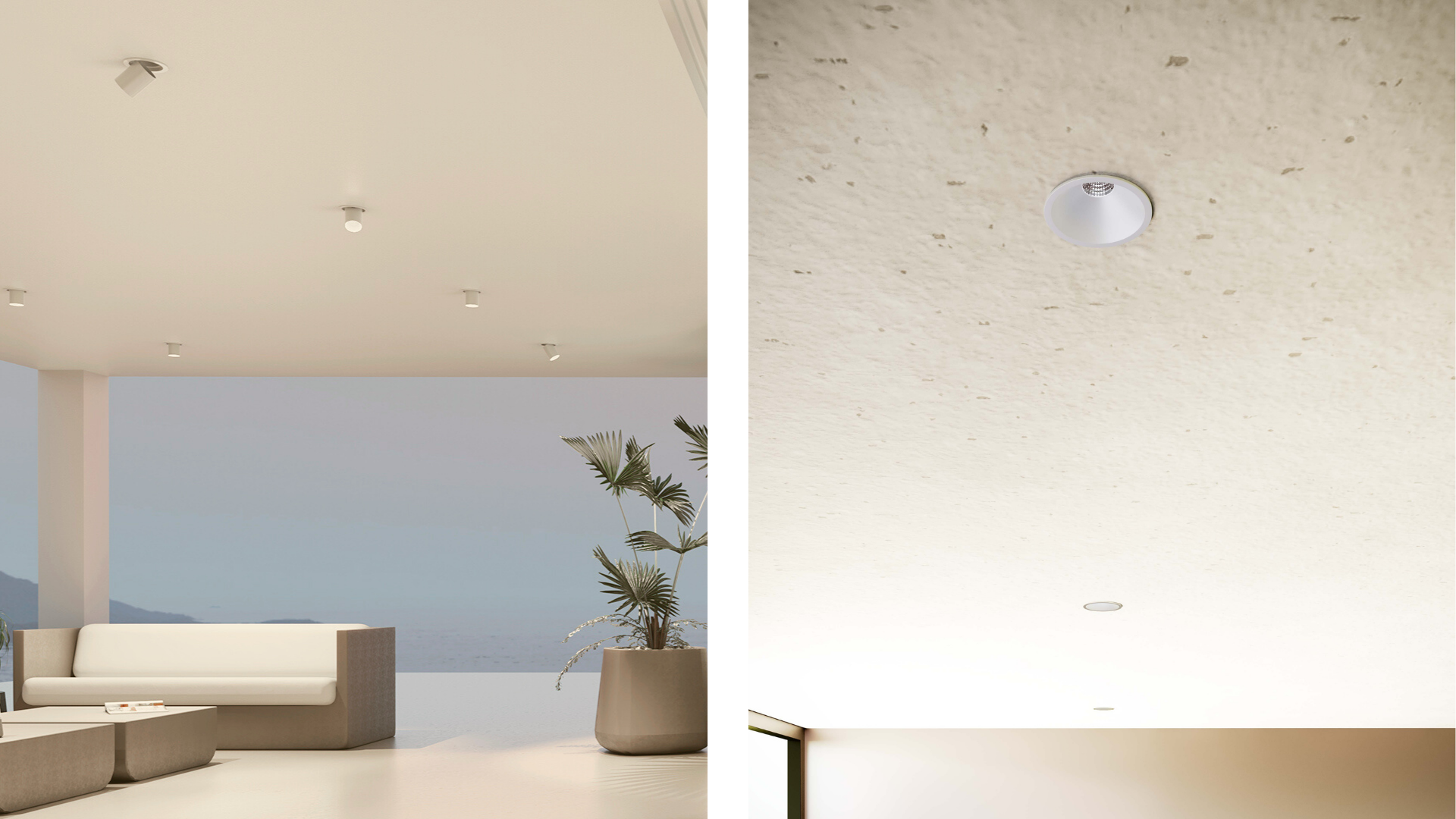 Foco empotrable de techo - NUSA - Beneito Faure Lighting - LED